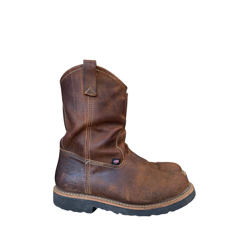 Thorogood Men's 11" American Heritage Wellington MAXWear 90 Safety Toe Boots 11